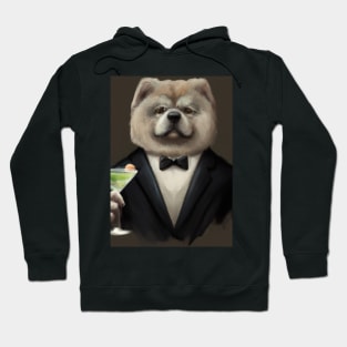 Chow Chow Suit Martini Hoodie